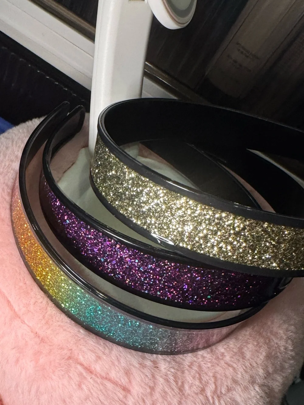 Rainbow Sparkle Headbands Set of 3